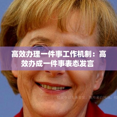高效辦理一件事工作機制：高效辦成一件事表態(tài)發(fā)言 