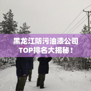 黑龍江防污油漆公司TOP排名大揭秘！