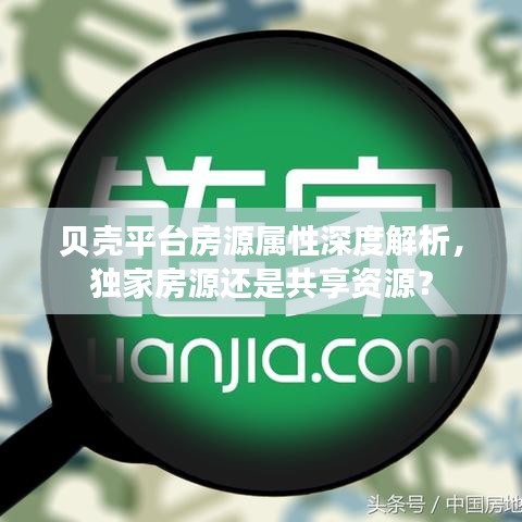 貝殼平臺(tái)房源屬性深度解析，獨(dú)家房源還是共享資源？