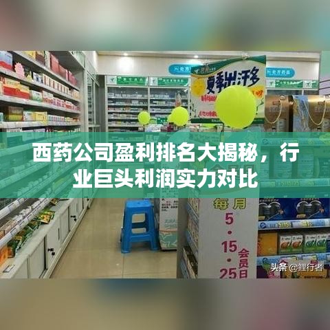 西藥公司盈利排名大揭秘，行業(yè)巨頭利潤實力對比